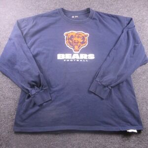 Chicago Bears Shirt Mens 2XL Blue NFL Football NFL Team Apparel Long Sleeve